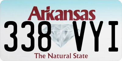 AR license plate 338VYI