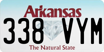 AR license plate 338VYM