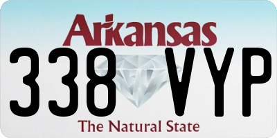 AR license plate 338VYP