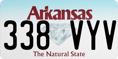 AR license plate 338VYV