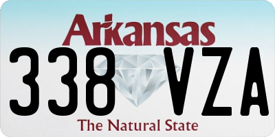 AR license plate 338VZA