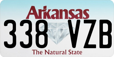 AR license plate 338VZB