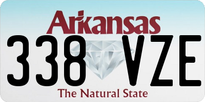 AR license plate 338VZE