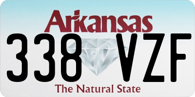 AR license plate 338VZF