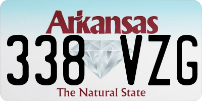 AR license plate 338VZG