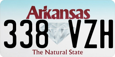 AR license plate 338VZH
