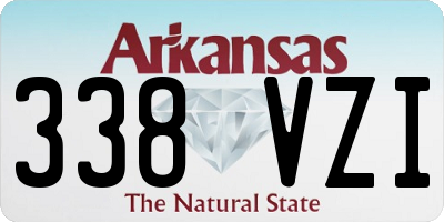 AR license plate 338VZI