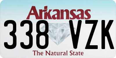 AR license plate 338VZK