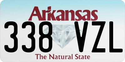 AR license plate 338VZL