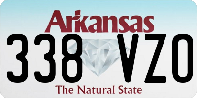 AR license plate 338VZO