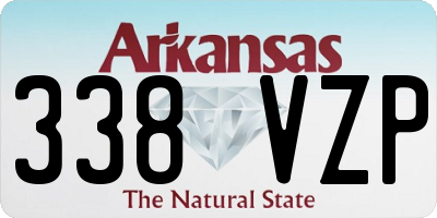 AR license plate 338VZP