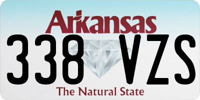 AR license plate 338VZS