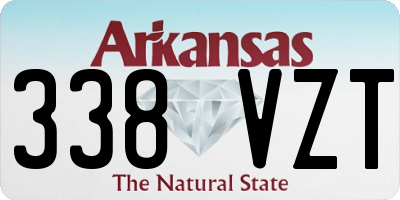 AR license plate 338VZT