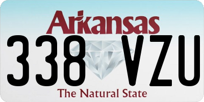 AR license plate 338VZU