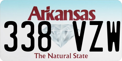 AR license plate 338VZW