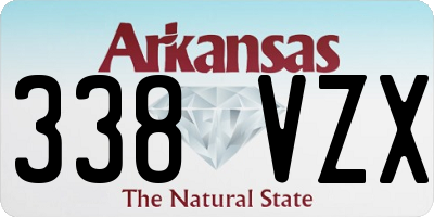 AR license plate 338VZX
