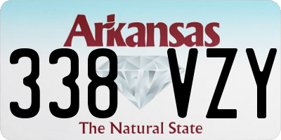 AR license plate 338VZY