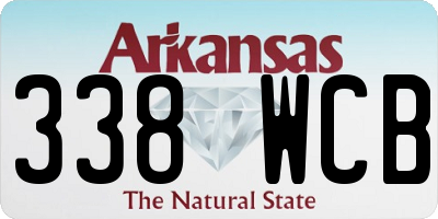 AR license plate 338WCB