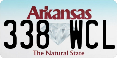 AR license plate 338WCL