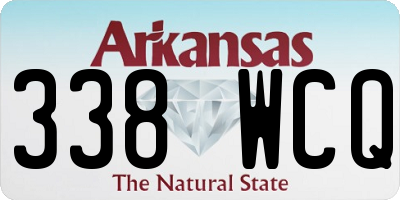 AR license plate 338WCQ