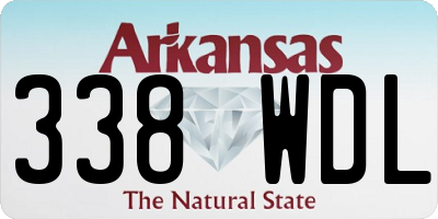 AR license plate 338WDL