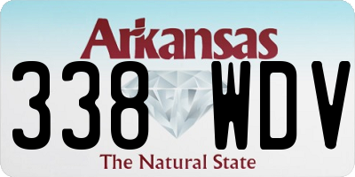 AR license plate 338WDV