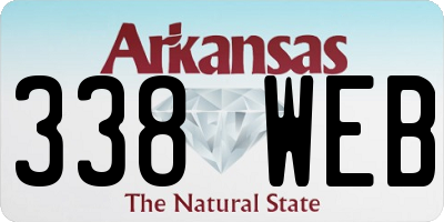 AR license plate 338WEB