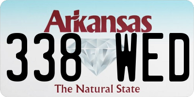 AR license plate 338WED