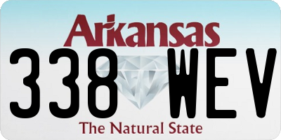 AR license plate 338WEV