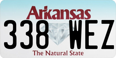 AR license plate 338WEZ