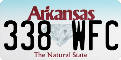 AR license plate 338WFC