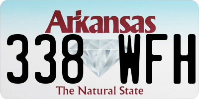 AR license plate 338WFH