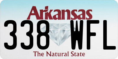AR license plate 338WFL