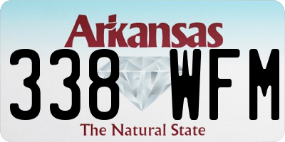 AR license plate 338WFM