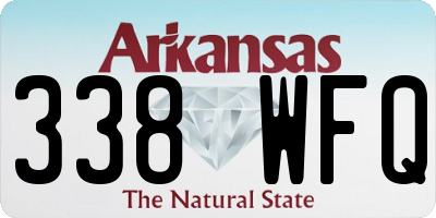 AR license plate 338WFQ