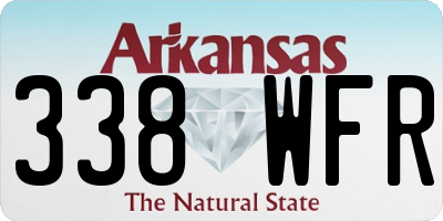 AR license plate 338WFR