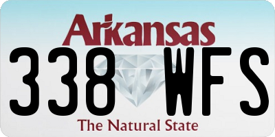 AR license plate 338WFS