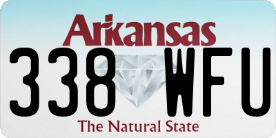 AR license plate 338WFU