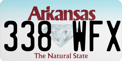 AR license plate 338WFX