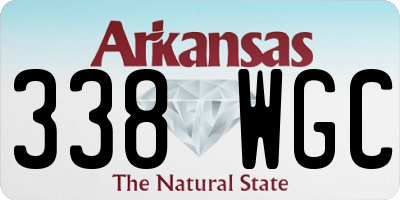 AR license plate 338WGC