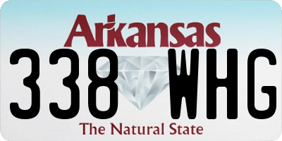 AR license plate 338WHG