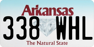 AR license plate 338WHL
