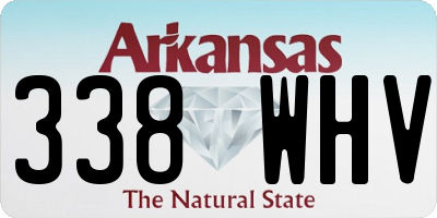 AR license plate 338WHV