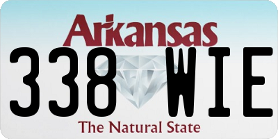 AR license plate 338WIE