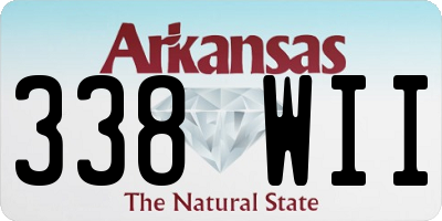 AR license plate 338WII