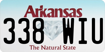 AR license plate 338WIU