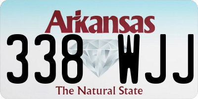 AR license plate 338WJJ