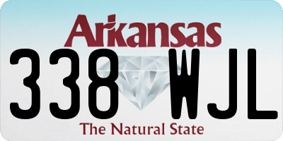 AR license plate 338WJL