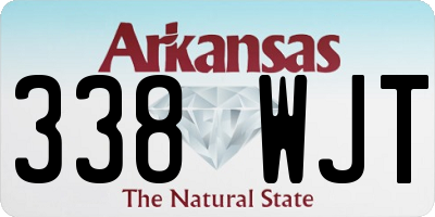 AR license plate 338WJT