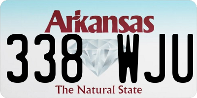 AR license plate 338WJU
